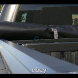 S’adapte 14-18 Chevy Silverado/gmc Sierra 6.5 Ft 78 Bed Roll-up Soft Tonneau Cover