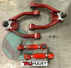 Truhart Avant Et Arrière Vms Rouge Camber Combo Kit Pour 97-01 Honda Crv Th-h219