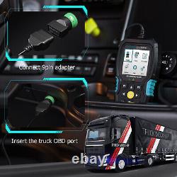 Vert 9pin Camion De Poids Lourds Diesel Scanner Diagnostique Voiture Obd2 Kit De Lecteur De Code